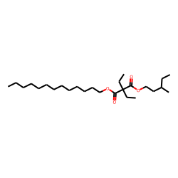Diethylmalonic acid, 3-methylpentyl tridecyl ester