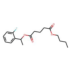 Glutaric acid, butyl 1-(2-fluorophenyl)ethyl ester