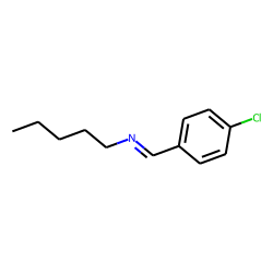 p-chlorobenzylidene-pentyl-amine