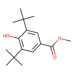 Benzoic acid, 3,5-bis(1,1-dimethylethyl)-4-hydroxy-, methyl ester
