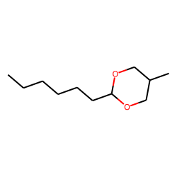 trans-2-Hexyl-5-methyl-1,3-dioxane