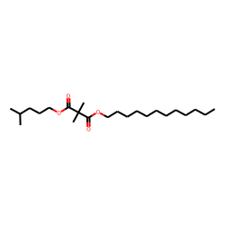 Dimethylmalonic acid, dodecyl isohexyl ester