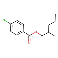 4-Chlorobenzoic acid, 2-methylpentyl ester