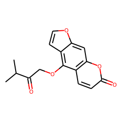 4-(3-Methyl-2-oxobutoxy)-7H-furo[3,2-g][1]benzopyran-7-one