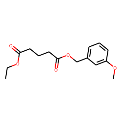 Glutaric acid, ethyl 3-methoxybenzyl ester
