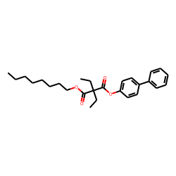Diethylmalonic acid, 4-biphenyl octyl ester