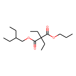 Diethylmalonic acid, 2-ethylbutyl propyl ester