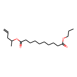Sebacic acid, pent-4-en-2-yl propyl ester