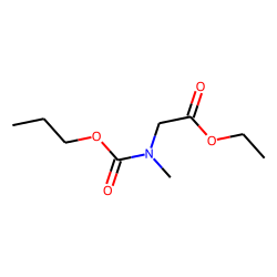Glycine, N-methyl-n-propoxycarbonyl-, ethyl ester