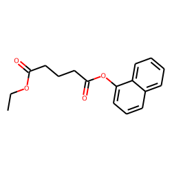 Glutaric acid, ethyl 1-naphthyl ester