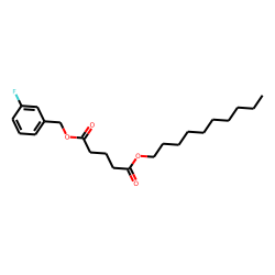 Glutaric acid, decyl 3-fluorobenzyl ester