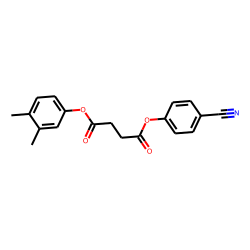 Succinic acid, 4-cyanophenyl 3,4-dimethylphenyl ester