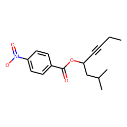 4-Nitrobenzoic acid, 2-methyloct-5-yn-4-yl ester