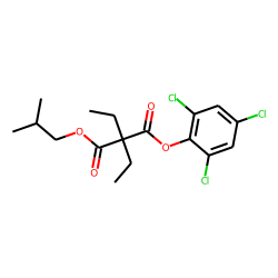 Diethylmalonic acid, isobutyl 2,4,6-trichlorophenyl ester