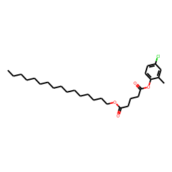 Glutaric acid, hexadecyl 2-methyl-4-chlorophenyl ester
