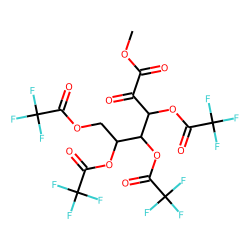 Ketogluconic acid methyl ester, tetrakis(trifluoroacetate) (isomer 1)