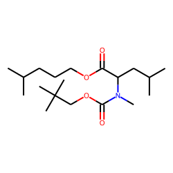 l-Leucine, N-neopentyloxycarbonyl-N-methyl-, isohexyl ester