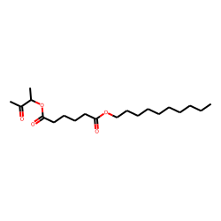 Adipic acid, decyl 3-oxobut-2-yl ester