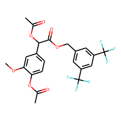 Vanillylmandelic acid, acetyl, DTFMBz