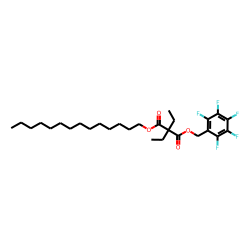 Diethylmalonic acid, pentafluorobenzyl tetradecyl ester