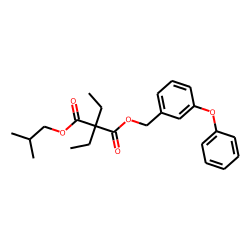 Diethylmalonic acid, isobutyl 3-phenoxybenzyl ester