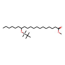 13-Hydroxy-nonadecanoic, methyl ester, tBDMS ether