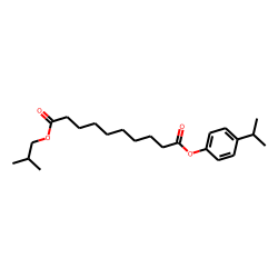 Sebacic acid, isobutyl 4-isopropylphenyl ester