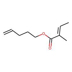 Pent-4-enyl (E)-2-methylbut-2-enoate