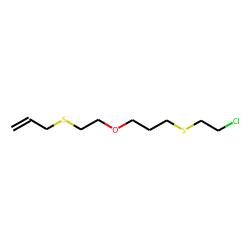 (2-Chloroethylthiopropyl) (2-allylthioethyl) ether
