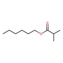 Propanoic acid, 2-methyl-, hexyl ester