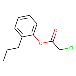 Chloroacetic acid, 2-propylphenyl ester