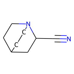 1-azabicyclo[2.2.2]-octane, 2-cyano