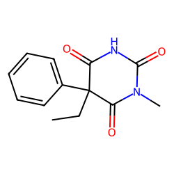 2,4,6(1H,3H,5H)-Pyrimidinetrione, 5-ethyl-1-methyl-5-phenyl-