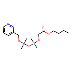 Butyl ([1,1,3,3-tetramethyl-3-(pyridin-3-ylmethoxy)disiloxanyl]oxy)acetate