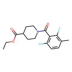 Isonipecotic acid, N-(2,6-difluoro-3-methylbenzoyl)-, ethyl ester