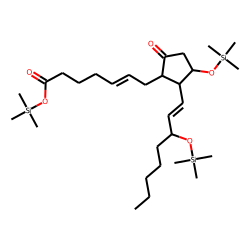 Prosta-5,11-dien-1-oic acid, 9-oxo-11,15-bis[(trimethylsilyl)oxy]-, trimethylsilyl ester, (5Z,11«alpha»,13E,15S)-