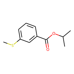 Benzoic acid, 3-(methylthio)-, isopropyl ester
