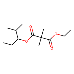 Dimethylmalonic acid, ethyl 2-methylpent-3-yl ester