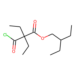 Diethylmalonic acid, monochloride, 2-ethylbutyl ester