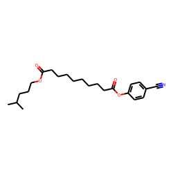Sebacic acid, 4-cyanophenyl isohexyl ester