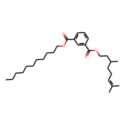 Isophthalic acid, 3,7-dimethyloct-6-enyl undecyl ester