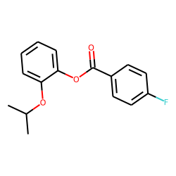 4-Fluorobenzoic acid, 2-isopropoxyphenyl ester