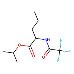 Norvaline, N-trifluoroacetyl, 1-methylethyl ester