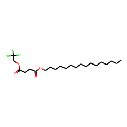 Succinic acid, hexadecyl 2,2,2-trichloroethyl ester