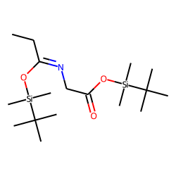 Glycine, N-[1-[(tert-butyldimethylsilyl)oxy]propylidene]-, tert-butyldimethylsilyl ester