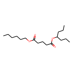 Glutaric acid, 4-heptyl hexyl ester