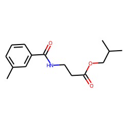 «beta»-Alanine, N-(3-methylbenzoyl)-, isobutyl ester