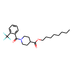 Isonipecotic acid, N-(2-trifluoromethylbenzoyl)-, octyl ester