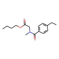 Sarcosine, N-(4-ethylbenzoyl)-, butyl ester