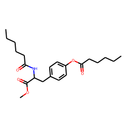 l-Tyrosine, N,O-bis(caproyl)-, methyl ester